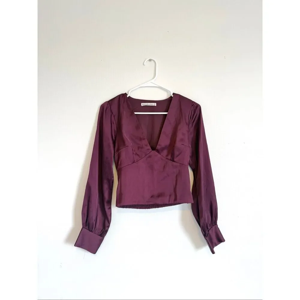 Abercrombie & Fitch Satin Top